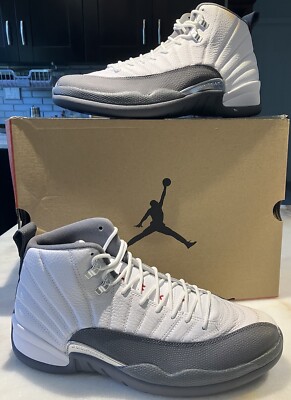 US6.5 美品　Air Jordan 12 Retro 06 グレー/ホワイト Nike Air Jordan 12 XII Retro White Dark Grey Size 11.5. 130690-160