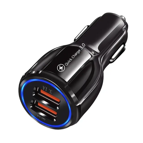 4 In 1 Car Phone Holder & Black Dual USB Charger & Type-C Key Chain Power Bank - Picture 5 of 9