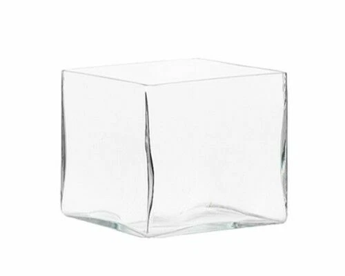 Deko-Blumentöpfe & -Vasen aus Glas Quadrat