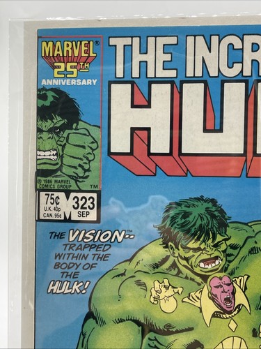 The Incredible Hulk #323 Marvel September 1986 - Picture 2 of 6