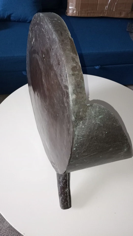 Grand  Entonnoir ancien cuivre massif pour fut de cognac.déco ancienne. - Photo 2/4