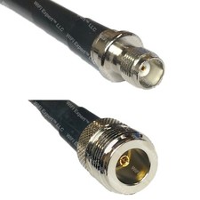 RFC400 TNC FEMALE to N FEMALE Coaxial RF Cable USA-Ship Lot