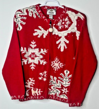 Vintage Tiara International Christmas sweater Large