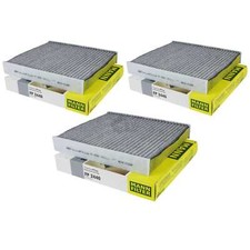 3x MANN-FILTER Biofunctional Pollenfilter Innenraumfilter für Allergiker FP 2440