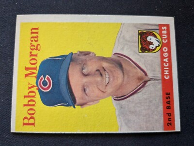 1958 Topps Baseball Card # 144 Bobby Morgan - Chicago Cubs (VG/EX)
