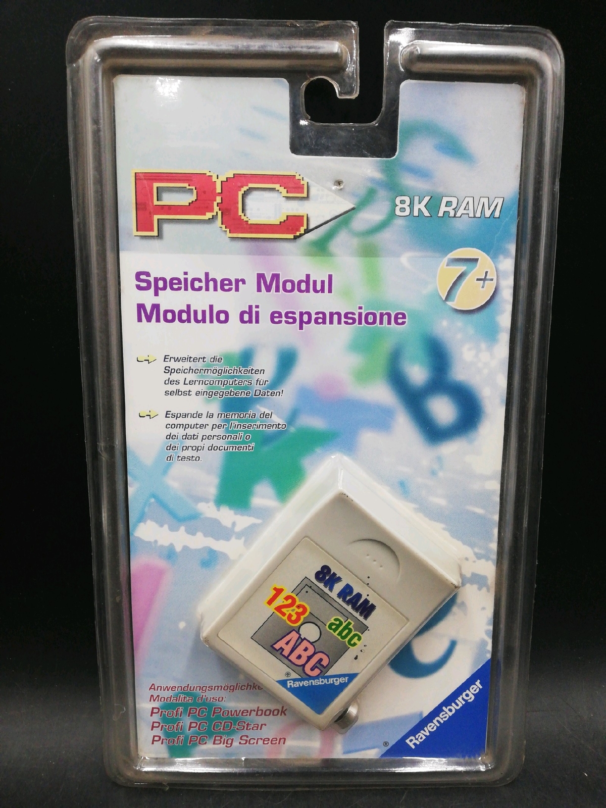 MODULO DI ESPANSIONE 8k RAM RAVENSBURGER COMPUTER VINTAGE NEW