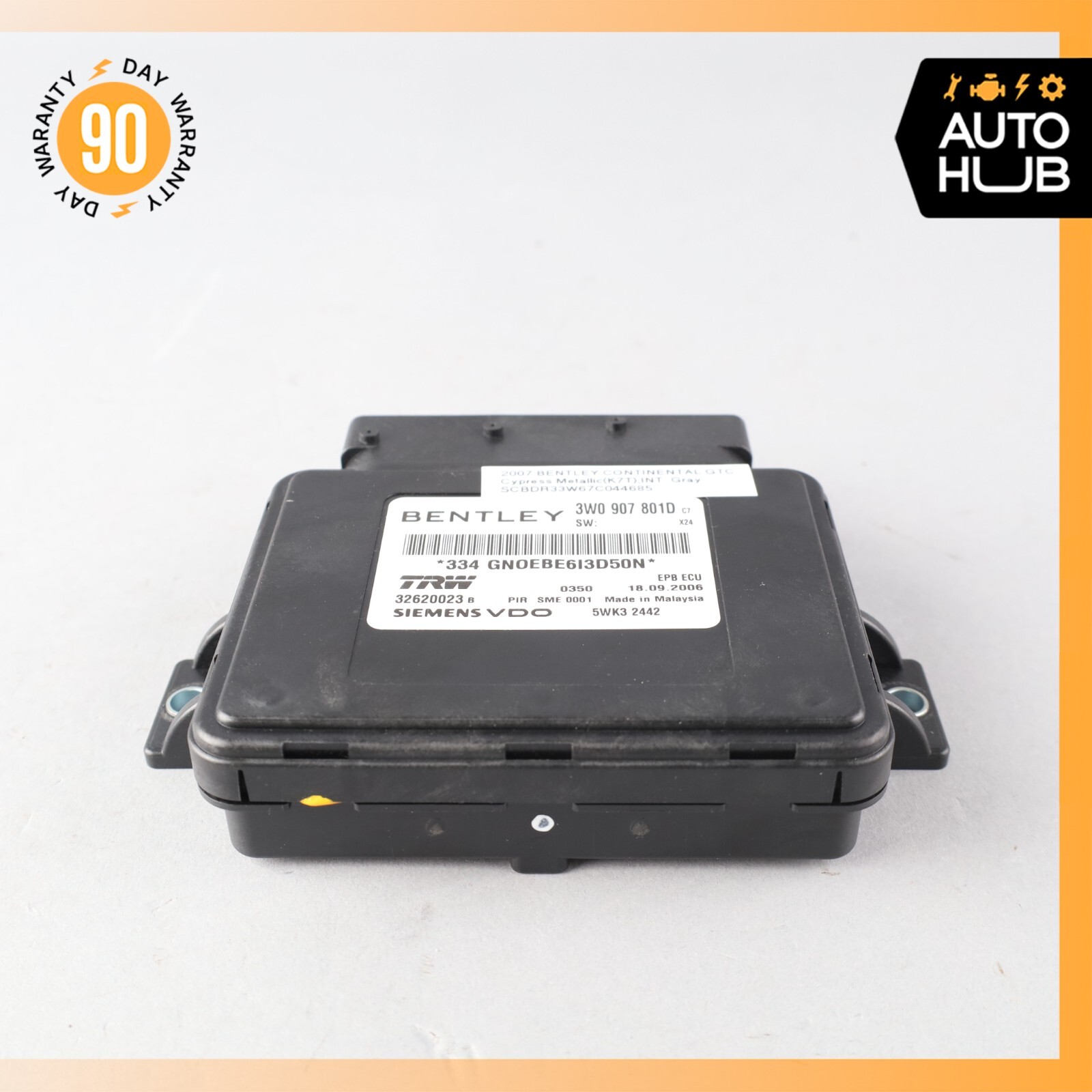 Bentley Continental GTC GT Electronic Parking Brake Control Module OEM