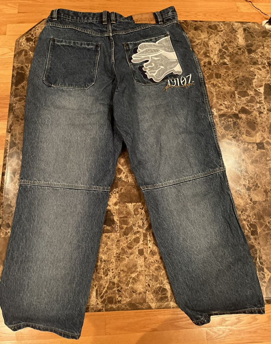VTG Platinum Fubu Fat Albert Baggy Hip Hop Jeans Measure VTG Platinum Fubu Fat Albert Baggy Hip Hop Jeans Measure