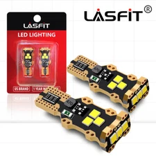 2PCS Lasfit LED Back up Light Reverse Light Bulbs Lamps Xenon White 6000K 921