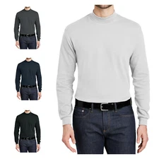 Mafoose Men's Interlock Knit Mock Turtleneck Sweaters K321