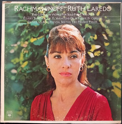 Rachmaninov - Works for Solo Piano, Vol. 3, RUTH LAREDO, CBS, PROMO, STEREO