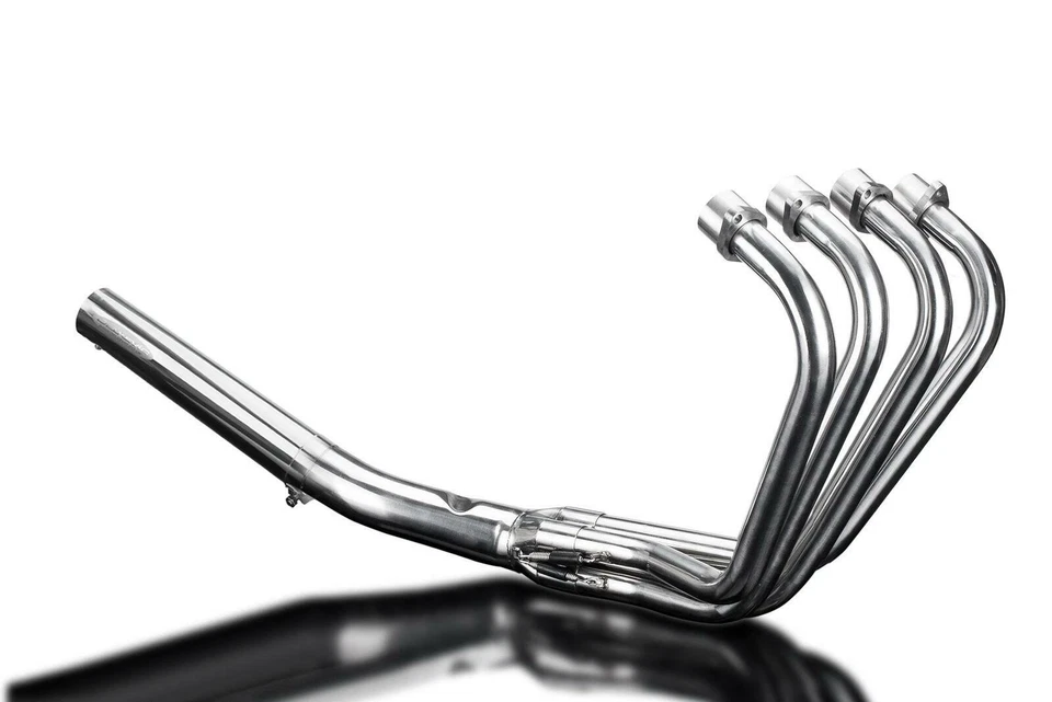 Silenciador recto sistema de escape Delkevic Full 4-1 Suzuki GS750 GS1000E 80-82 Foto 4 de 4