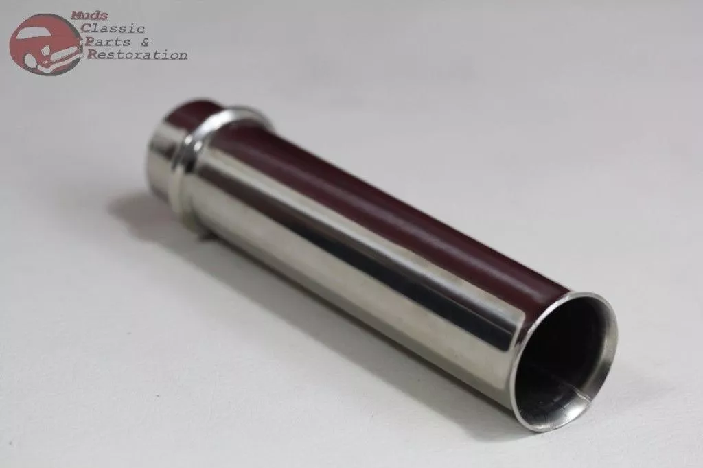 28-31 Ford Model A Stainless Oil Filler Tube Neck Pipe w Baffle