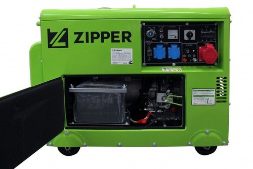 Diesel Stromerzeuger Generador Strom Aggregat 6500W - 230/400V leise silencioso - Bild 4 von 4