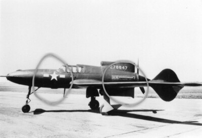 CURTISS WRIGHT XP-55 ASCENDER - Original Flugzeugfoto