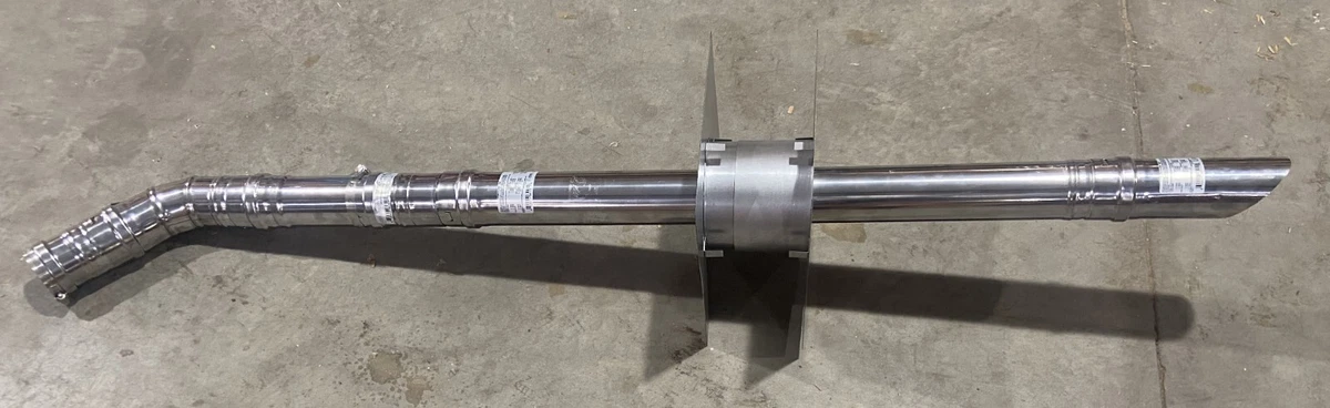 3u0026#034; Stainless Steel Garage Heater Horizontal Vent Kit - Full Kit used  with Modine | eBay