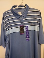 Callaway OPTI DRI 3 Button Shirt Collared Shirt