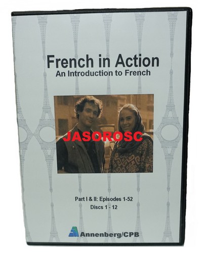 French in Action: Part 1 & 2, All 52 Episodes on 12 DVD