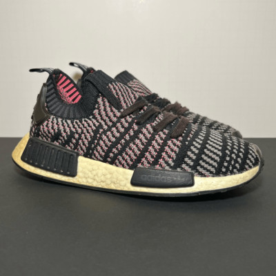 Unisex ADIDAS NMD R1 STLT Solar Pink Athletic Shoes / Size 5M - 6W
