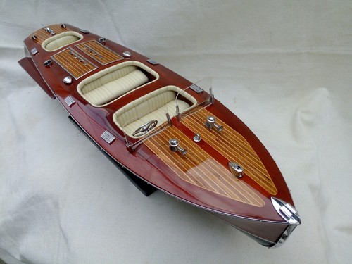 Chris Craft Triple Cockpit 26" High Quality Speed Boat L70 Cream Seat - Picture 8 of 8