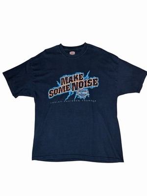 Vintage 2002 Harley-Davidson  Make Some Noise  Lightning Tshirt(XL)
