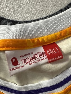 Mitchell & Ness NBA Lakers BAPE #93 A Bathing Ape Jersey Size L