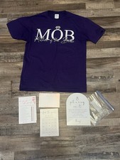 Mother Of The Bride Purple Tee Shirt Size Medium Shower Games Lot