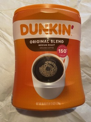 Dunkin' Original Blend Coffee Empty Container (no coffee content), Multi Use