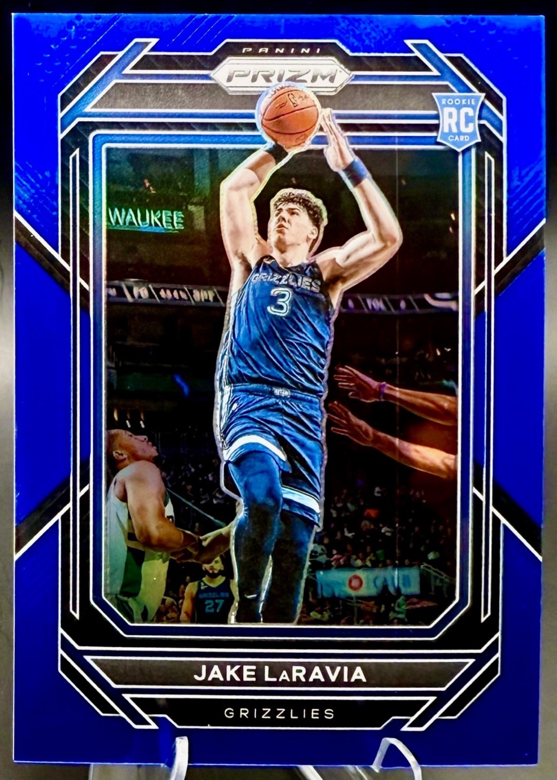 Jake LaRavia 2022-23 Panini Prizm Basketball Rookie Blue Prizm RC #244 /199
