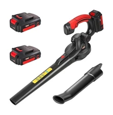 MZK Cordless Leaf Blower,20V Battery Powered Electric Blower for La... Fast Ship
