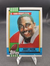 Barry Foster, 1990 Topps, #174, Pittsburgh Steelers, RC