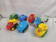 Lot of Hasbro PLAYSKOOL Tonka CHUCK & FRIENDS cars trucks semi 4"