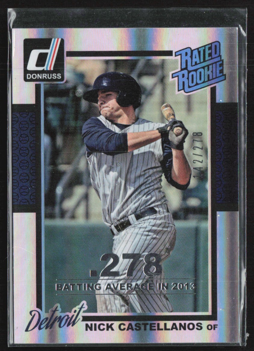 Nick Castellanos 2014 Donruss Stat Line Season RC /278 #33 Detroit Tigers
