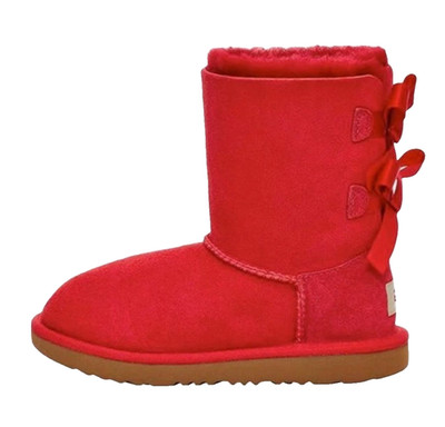 UGG Bailey Bow II Boots Kids  Samba Red (Size 13) BRAND NEW!!!
