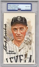 Stan Coveleski  Signed Perez Steele Postcard  PSA DNA  NM - MT 8 (Auto) - 2