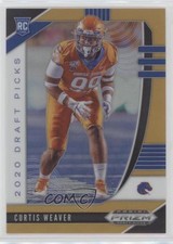 2020 Panini Prizm Draft Picks Rookies Neon Orange 86/149 Curtis Weaver #166 0r5l