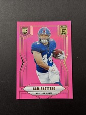 Panini 2025 Donruss Elite Cam Skattebo #153 Pink Ink Rookie New York Giants NFL
