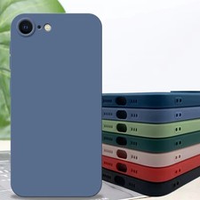 For iPhone SE 3rd 2022/2nd 2020 Generation/8/7 Phone Case Liquid Silicone Cover