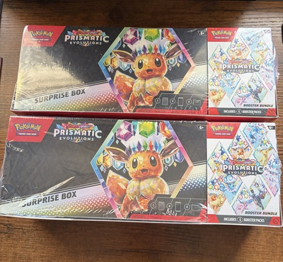 #ad Pokemon Prismatic Evolutions Sams Club Surprise Box Booster Bundle x2 $185.00