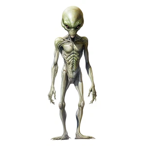 Aliens UFO Space Alien Life Star World Self Adhesive Warning Sticker