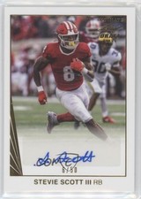 2021 Leaf Ultimate Draft 1990 Gold 6/50 Stevie Scott III #BA-SS3 Auto 3wu