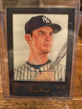 2017 Topps Gallery Greg Bird Auto /50 Yankees Bluejays