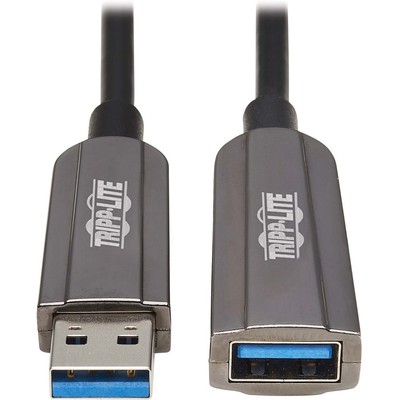 Tripp Lite 15m USB-A Fiber Active Optical Cable Extension Repeater U330F15MG1