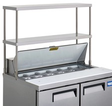 Kratos Commercial Sandwich  Salad Prep Table, 48" Wide Refrigerated Two Door