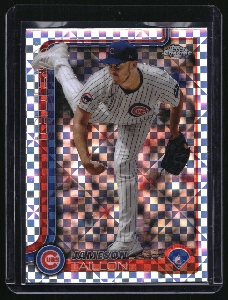 2025 Topps Chrome X-Fractor #33 Jameson Taillon 2025 Topps Chrome X-Fractor #33 Jameson Taillon