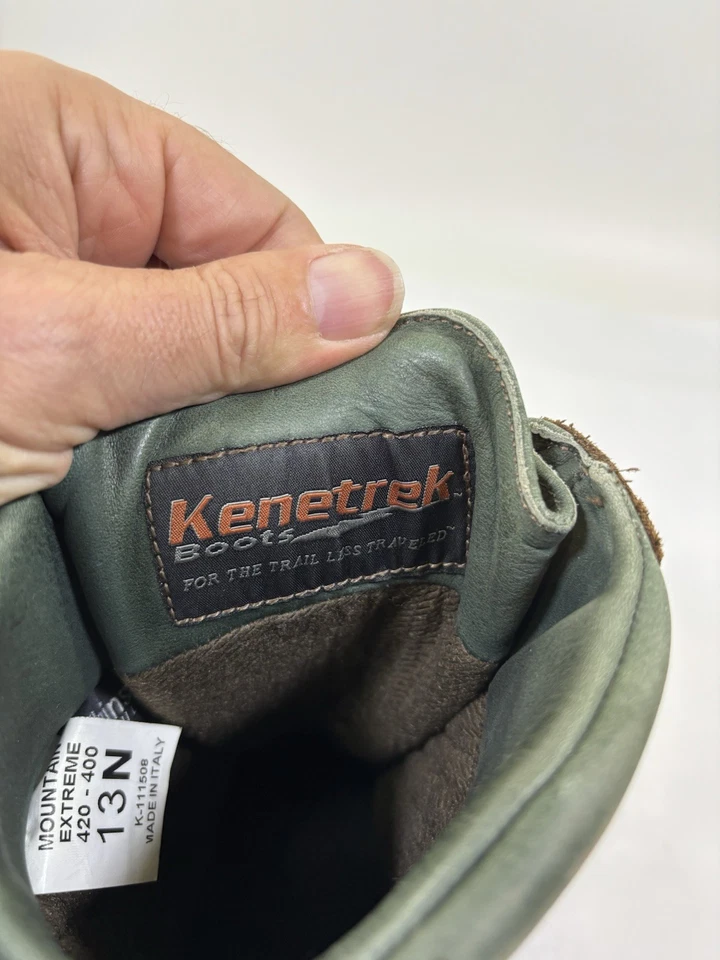 KENETREK Mountain Extreme 420- 400 Size 13N Made In Italy K-111508 - Image 4 of 4