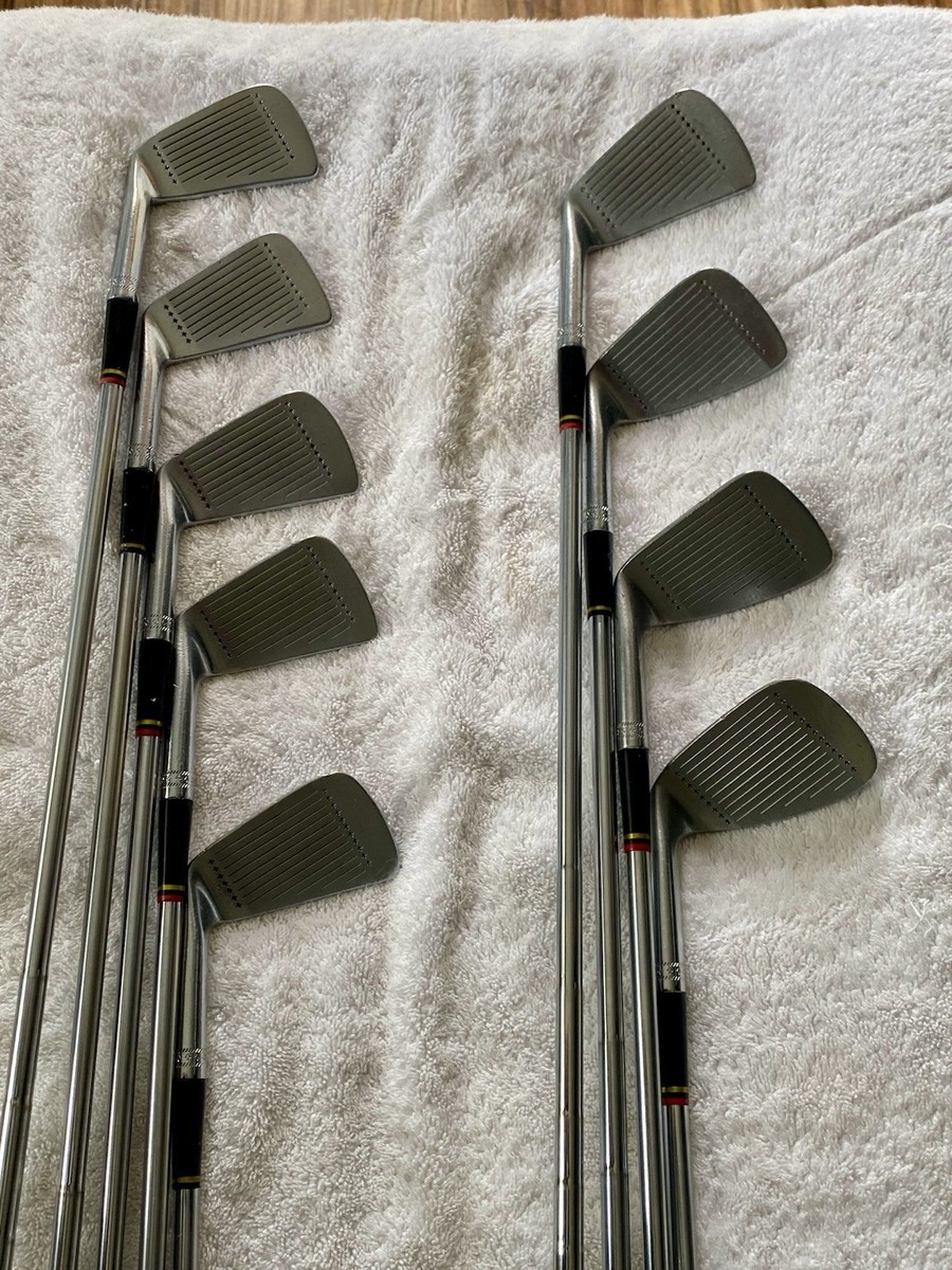 Vintage PowerBilt Stainless + “De Lux” Iron Set 2-9,PW R/H **Very