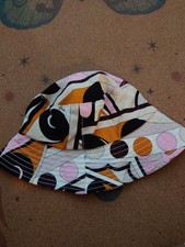 EMILIO PUCCI WIDE BRIM HAT MADE IN ITALY 100 COTTON Vintage 