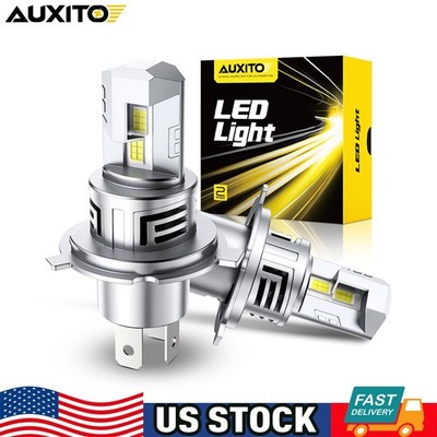 CANBUS 9003 H4 HB2 LED Headlight Bulbs Kit High-Low Beam 100W 6500K White M6S