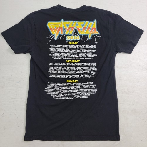 2014 Coachella Music Festival Official Full Line-Up T Shirt Small Invader Sz S - Picture 5 of 8